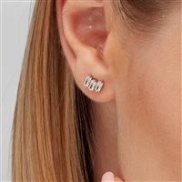 Mono orecchino Brosway Donna FANCY INFINITE WHITE in Argento Zirconia FIW09 - FIW09